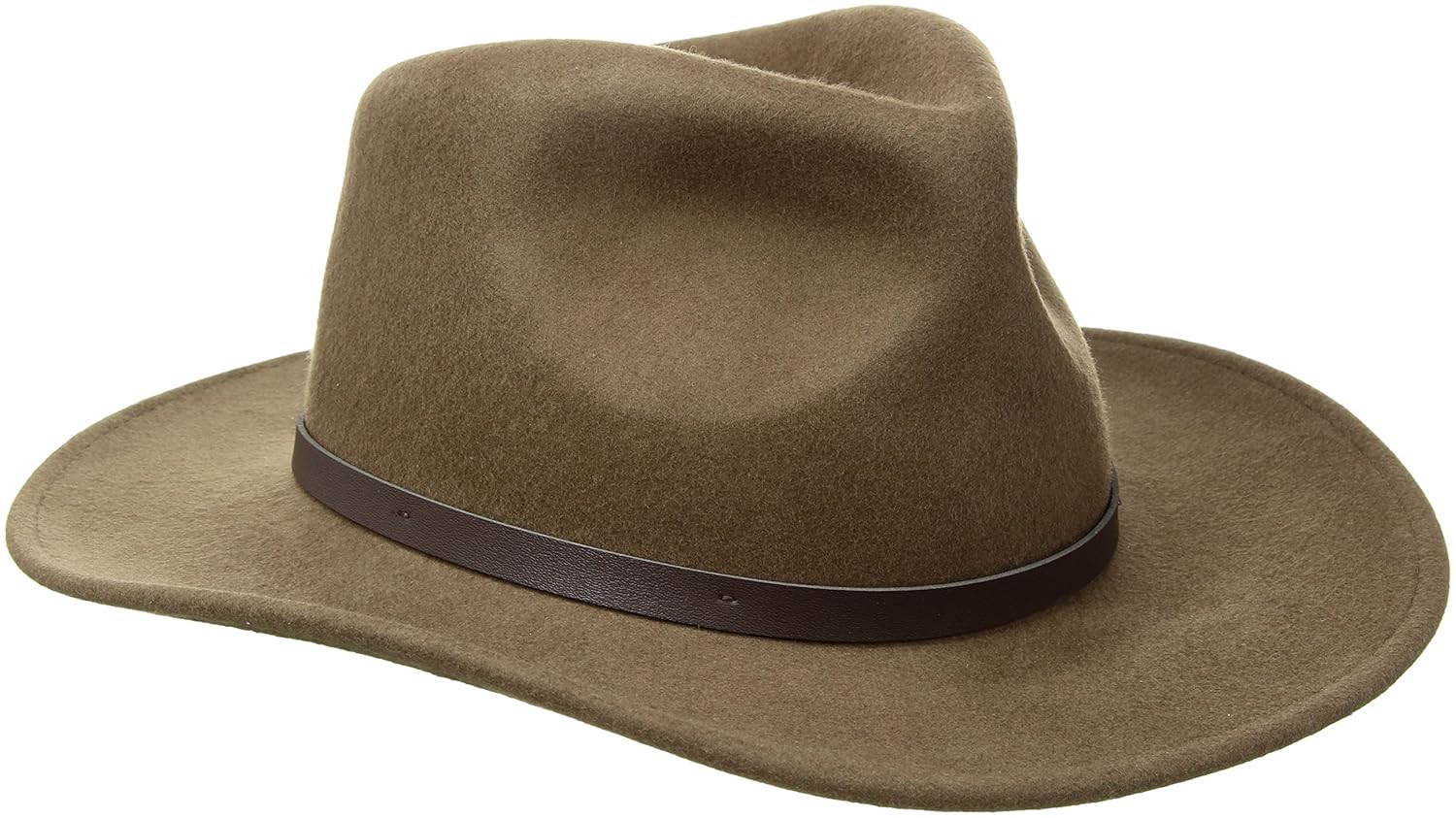 dorfman pacific scala men's crushable wool outback hat
