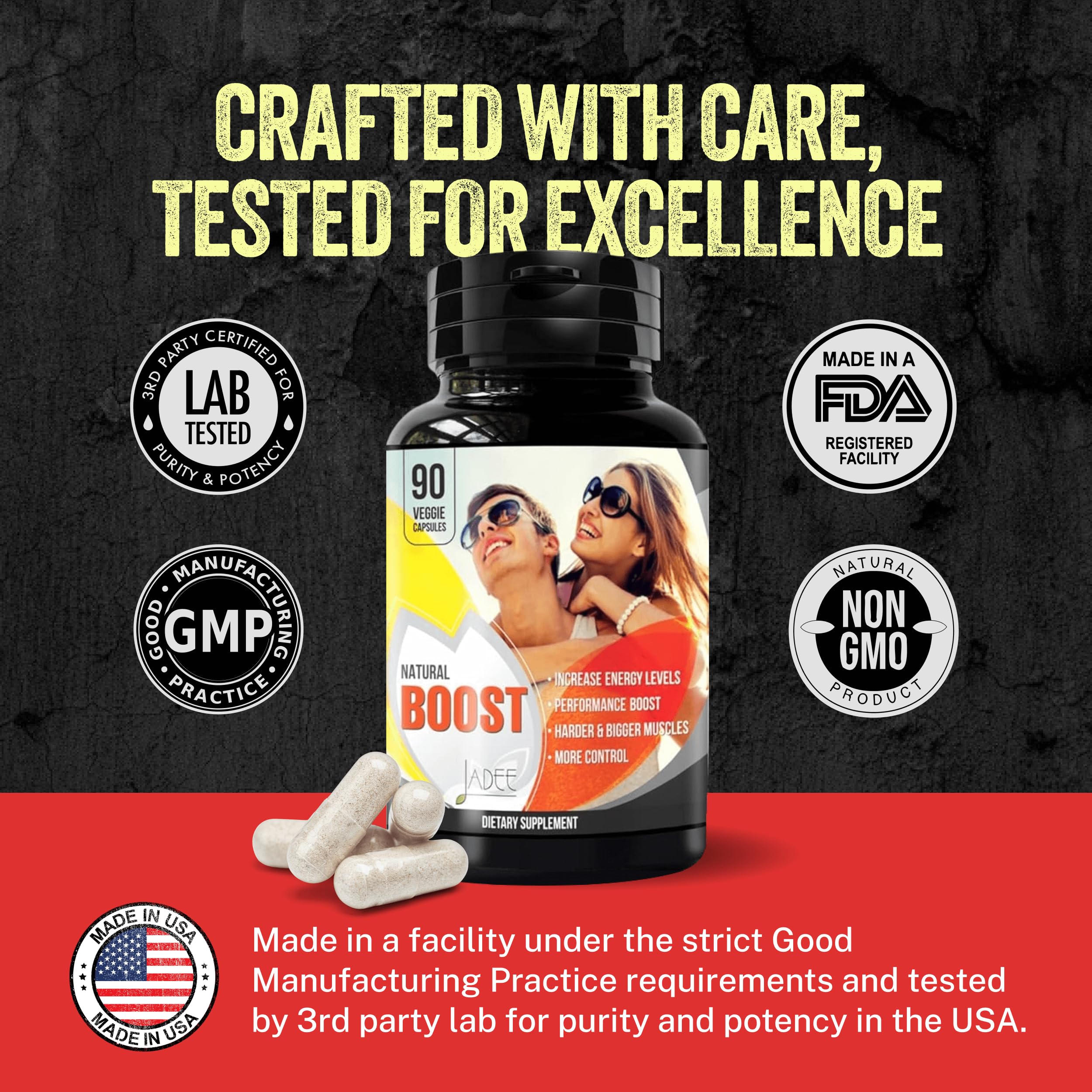 Jadee Natural Male Enhancing Supplement - Increase 2