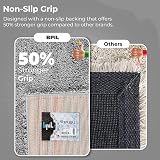 BPIL Silver 160x230cm 5cm Thick Shaggy Rug Modern Living Room Carpet view 3