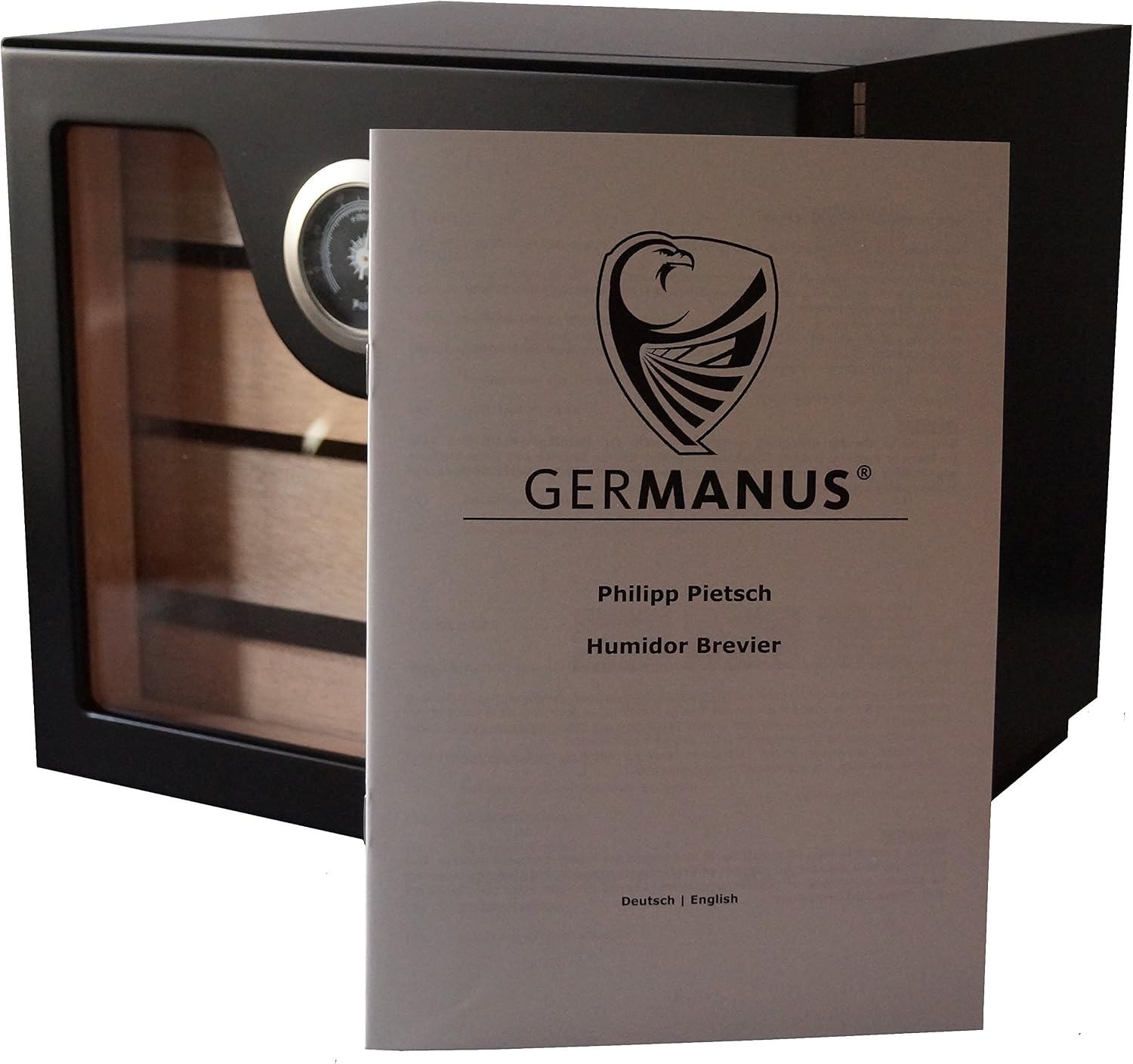 GERMANUS Cigar Humidor Cabinet Base (Brown) - Image 3