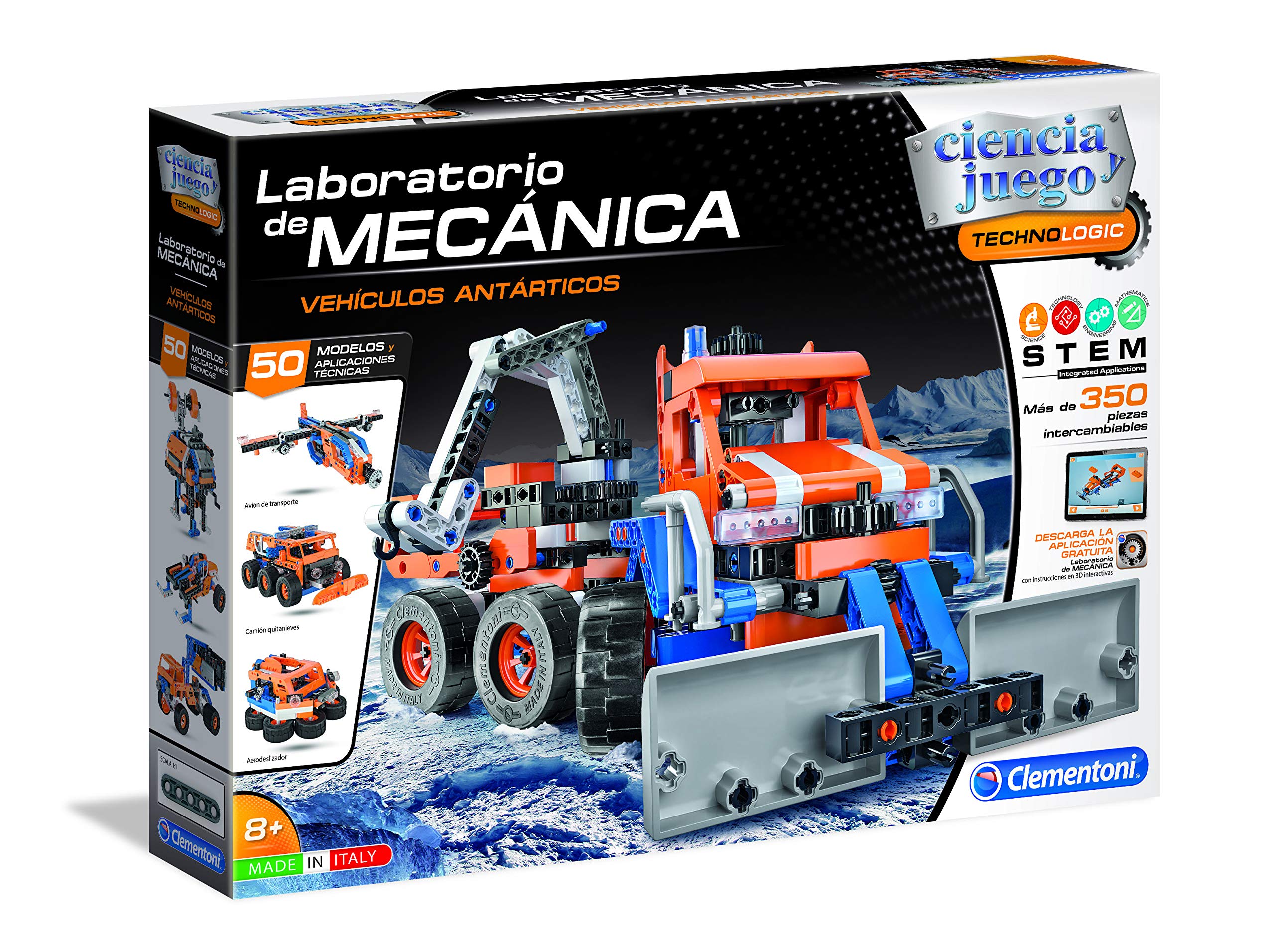 Clementoni -55373 - Mechanics - Antarctic Exploration - Mechanical construction set from 8 years old