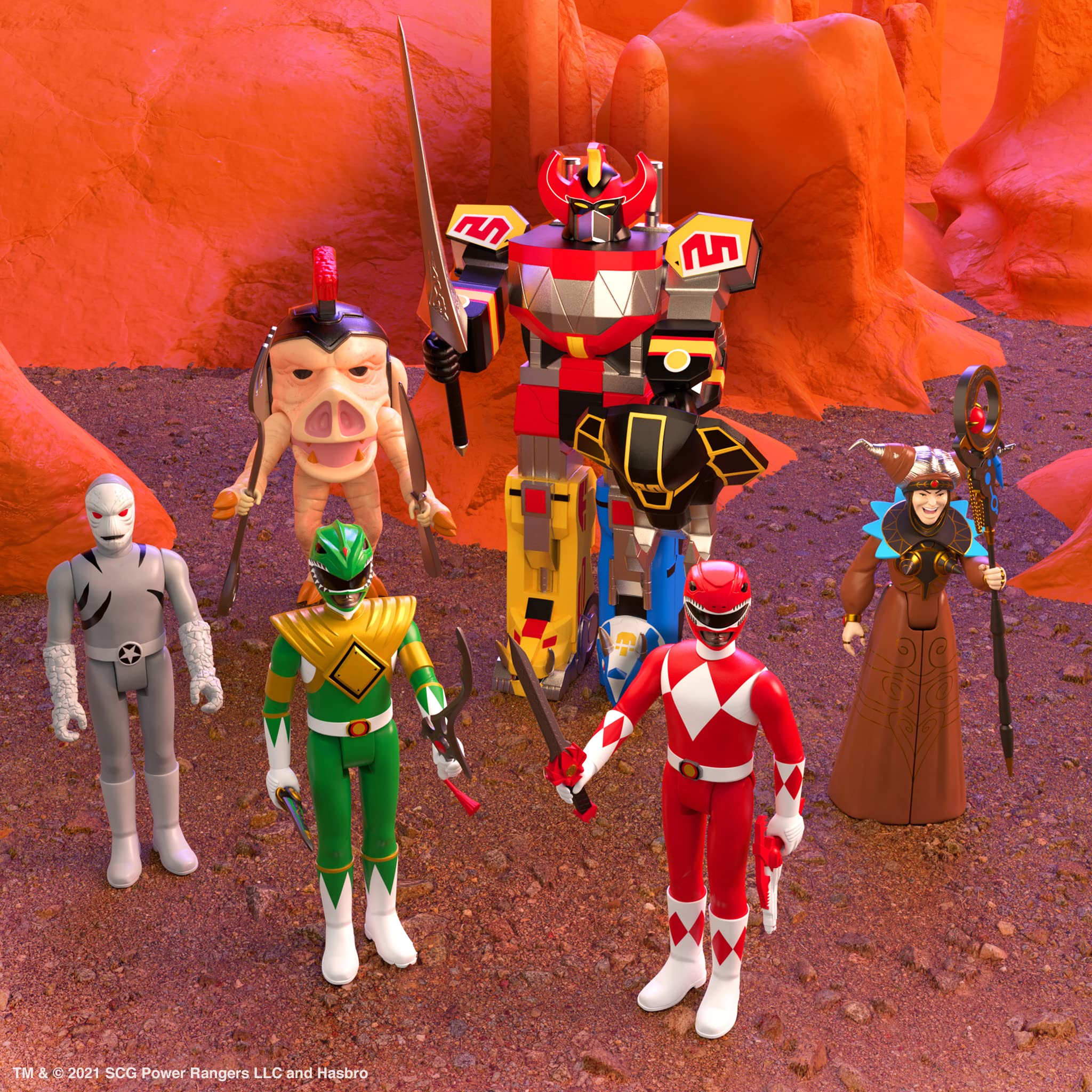 Mua Super7 - Mighty Morphin' Power Rangers ReAction Figure Wave 1 - Red ...