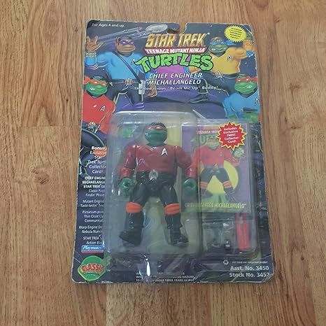 tmnt star trek crossover figures