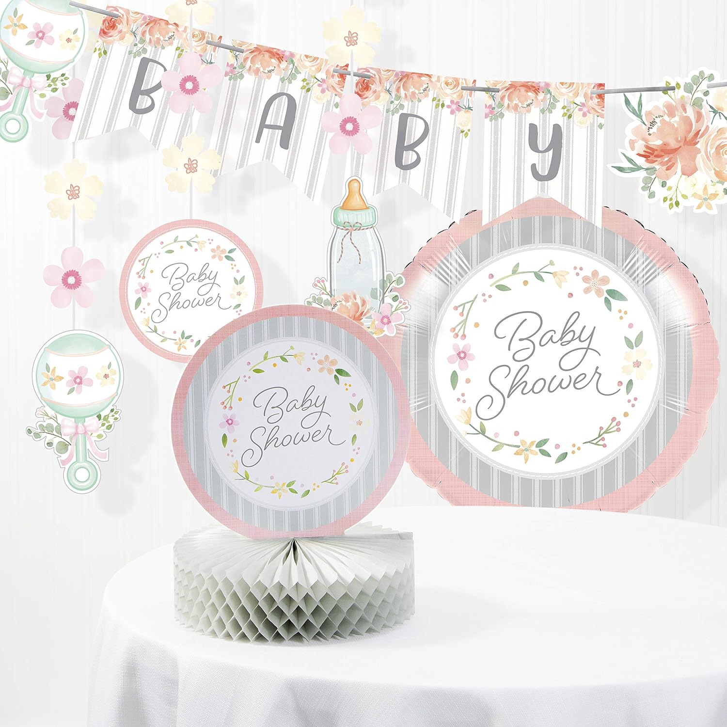 baby shower hanging decorations