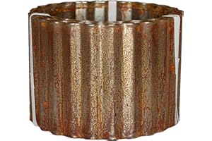 CEILINGCONNEX Corrugated Garden Edging (6in W x 10ft L, Rusted)