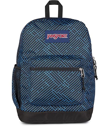 Amazon.com: JanSport 26L Cross Town Plus Backpack, Team Stripes