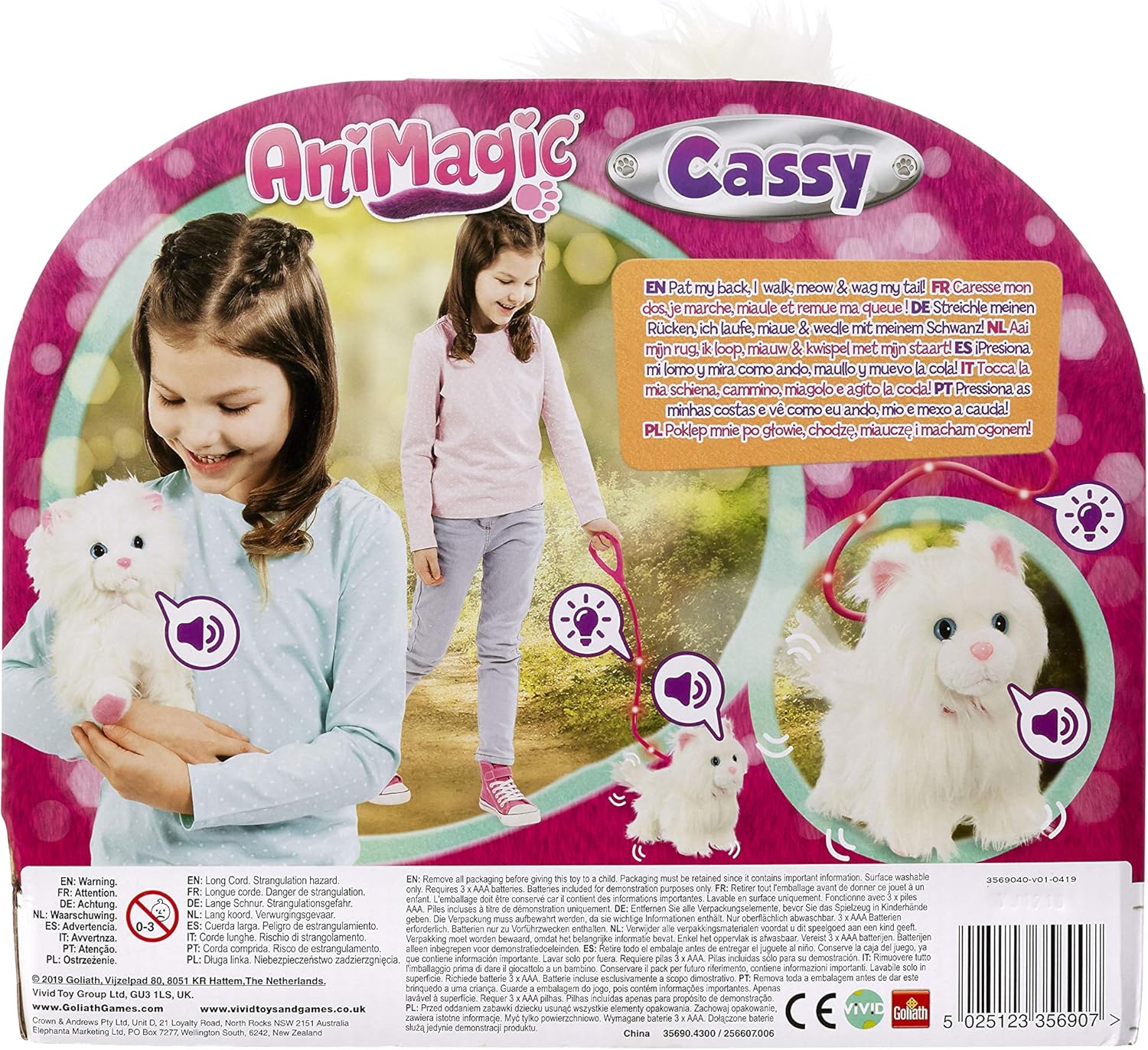 Goliath Toys Animagic Chat Cassy Animal Electronique Jeux Electroniques Pour Enfants Jeux Et Jouets Psicologoentarragona Es