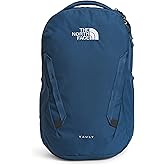 THE NORTH FACE Vault Everyday Laptop Backpack | Commuter Travel Bag with Water-Repellent Finish, Spacious Main Compartment, Shady Blue/TNF White, OS