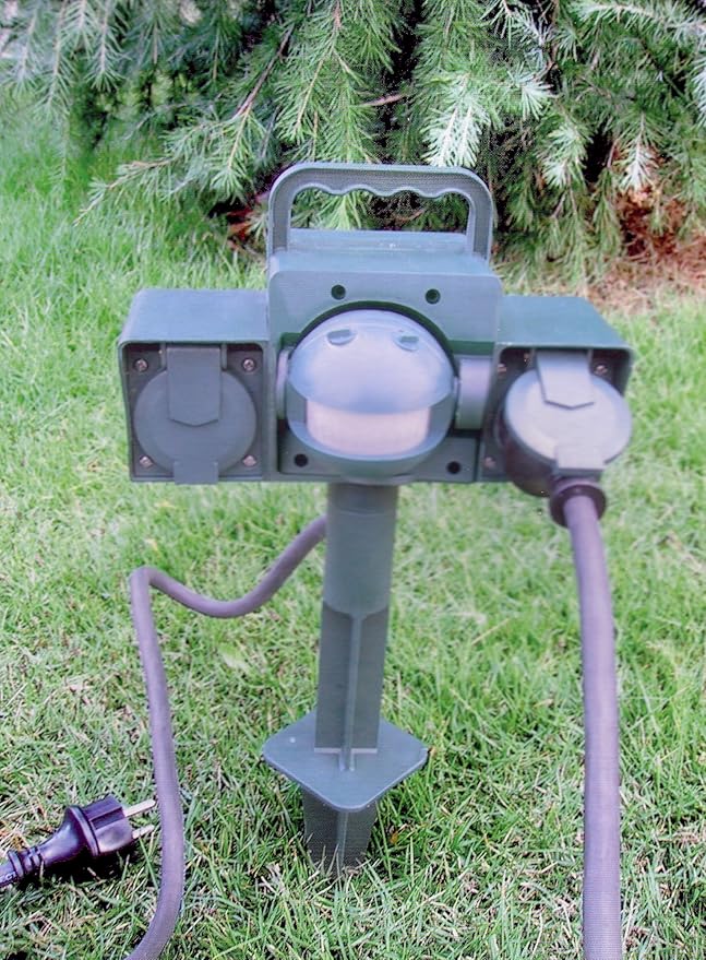 Gartensteckdose Mit Bewegungsmelder Amazon De Garten