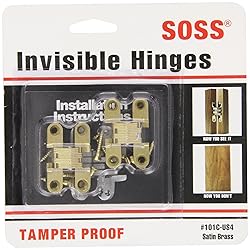 SOSS - 101CUS4 Mortise Mount Invisible Hinges with