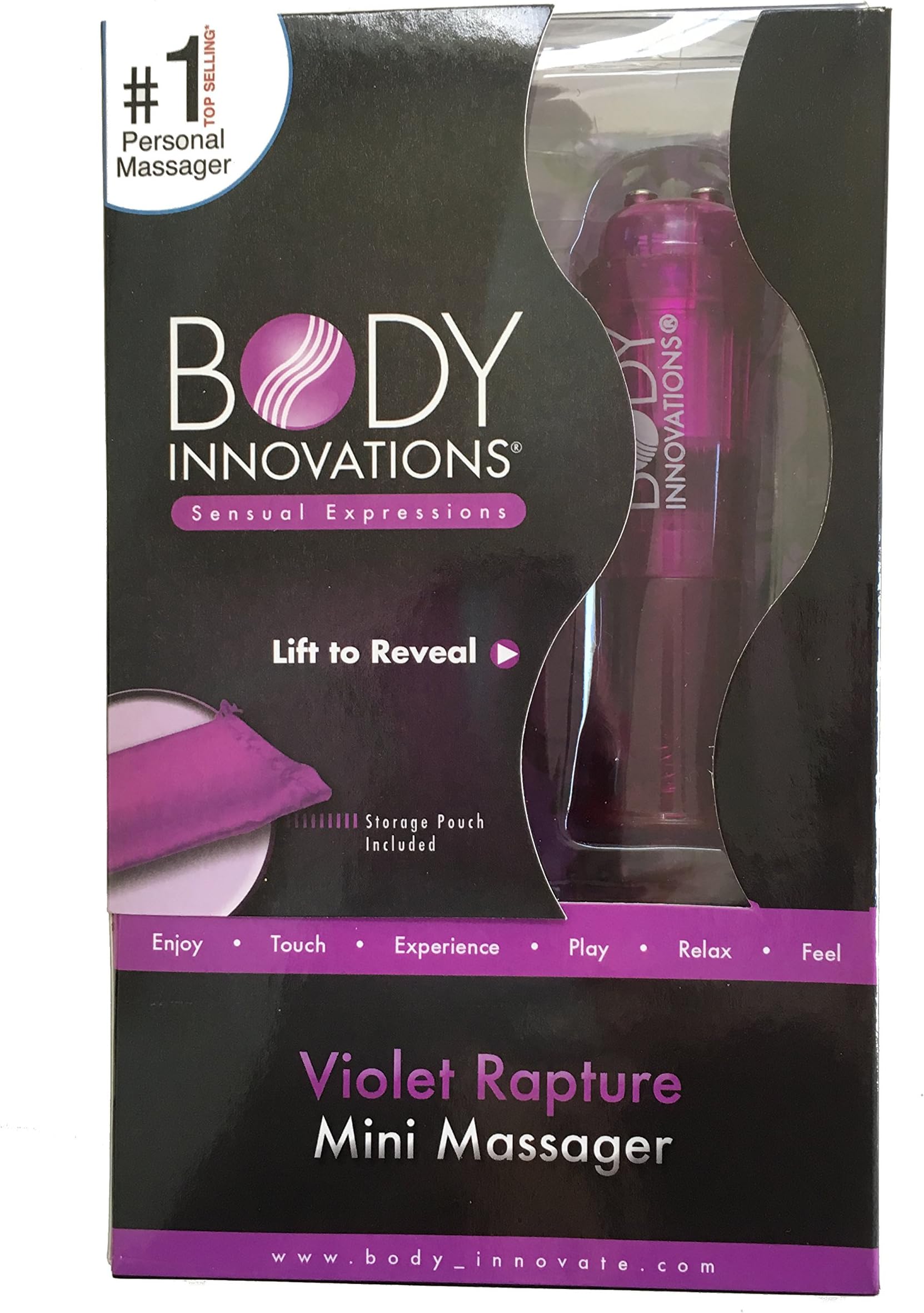 Therapeutic Purple Power Personal Mini Massager Cordless Midnight Violet Rapture