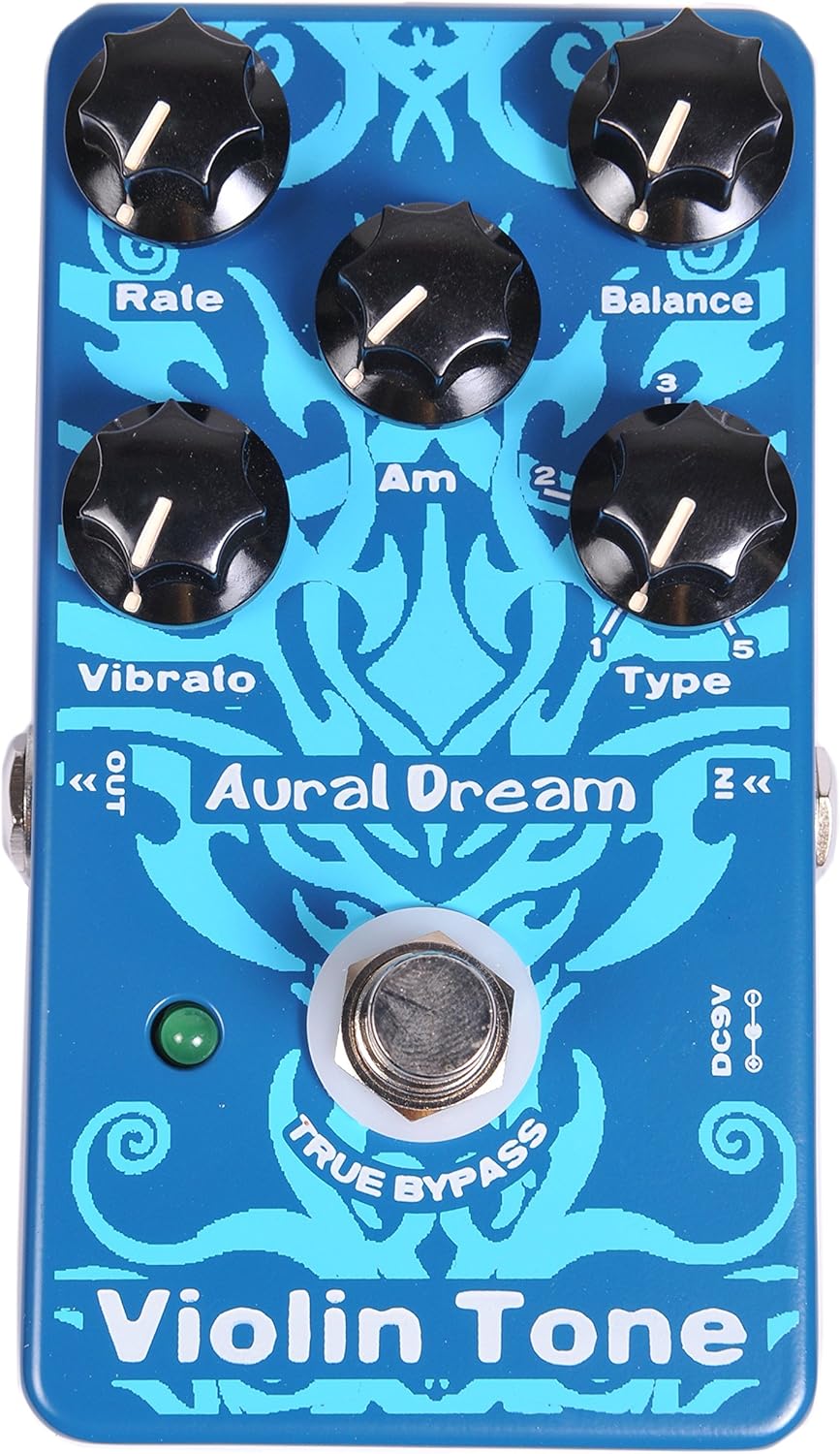 Aural Dream Violin Tone Synthesizer Guitar Effect Pedal includes