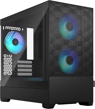 Fractal Design Pop Mini Air RGB Black Tempered Glass Front mATX Case 120mm RGB