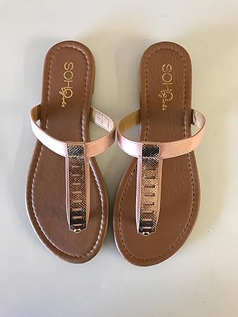 rose gold sandals