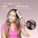 TYMO CurlPro Plus Automatic Curling Iron 25 mm Long Barrel UK Plug Gold Blush view 6