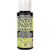 DecoArt, Wrought Iron Black Patio Paint, 2-Ounce, 2 Fl Oz (Pack of 1)