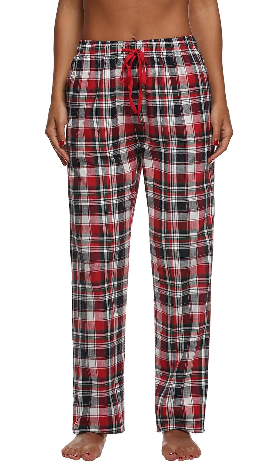 Buy Ekouaer Pajama Pant Womens Comfort Plaid Pajama Shorts Nightwear