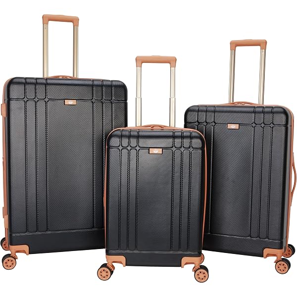 Amazon.com | Rockland London Hardside 3 Piece Expandable Spinner