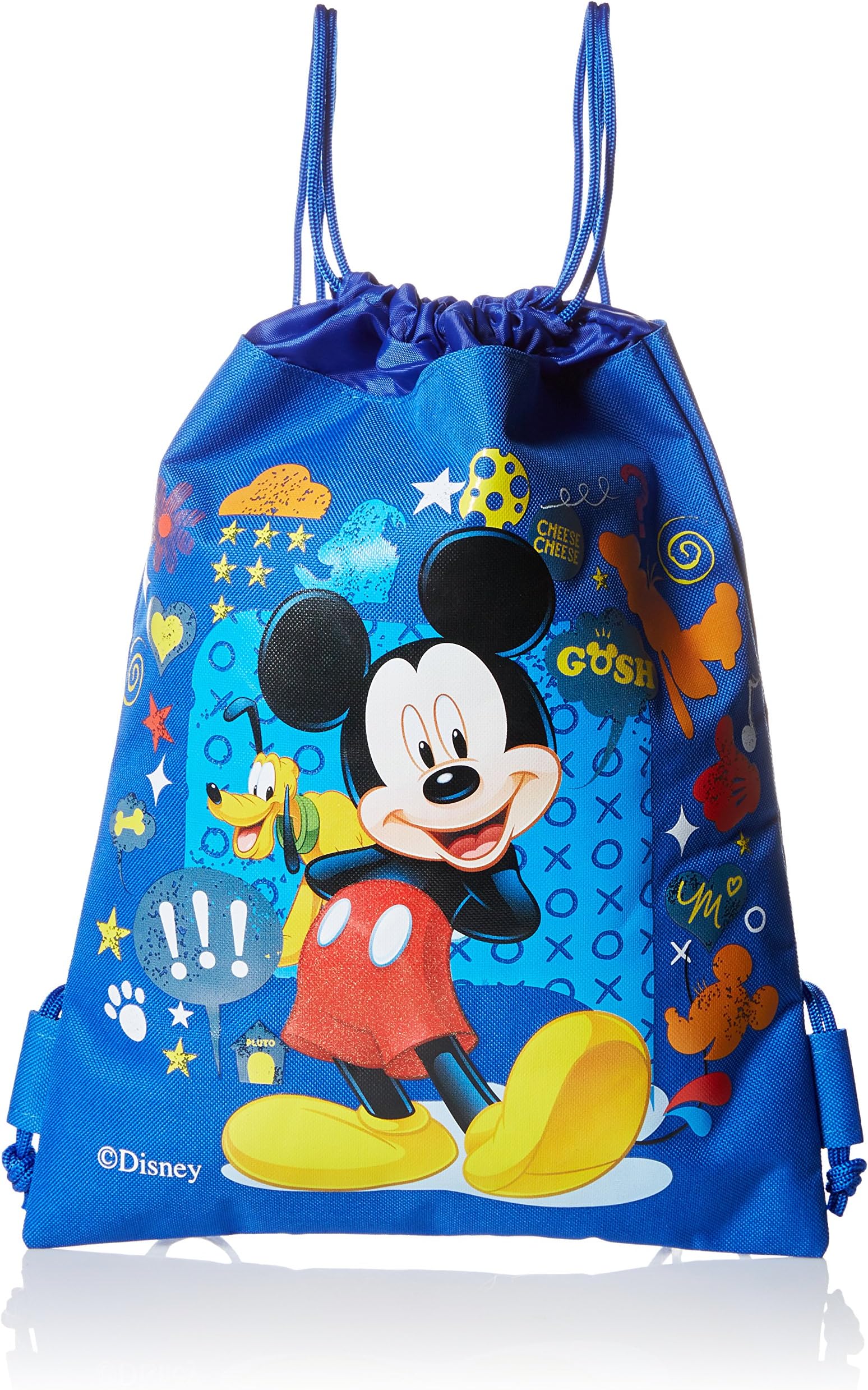 Mickey Mouse and Friends Draw String Backpack Bag - Blue by Disney