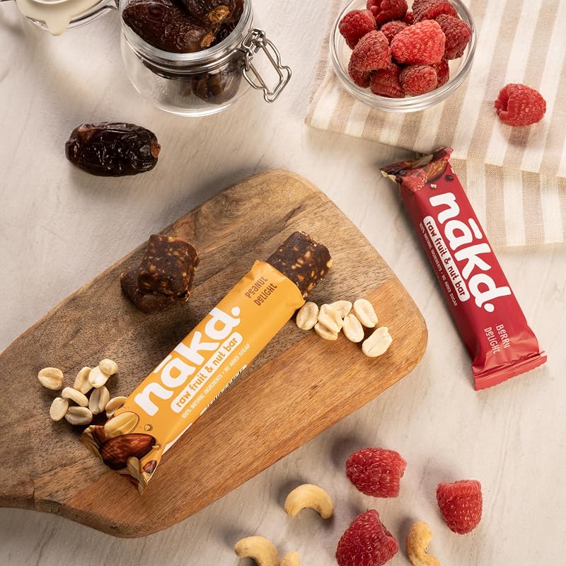 Novo Pack Multiflavour Mix | Barras de Fruta e Nozes Cruas | Ingredientes 100% Naturais | Sem Açúcar Adicionado | 18 x 35g | 630g