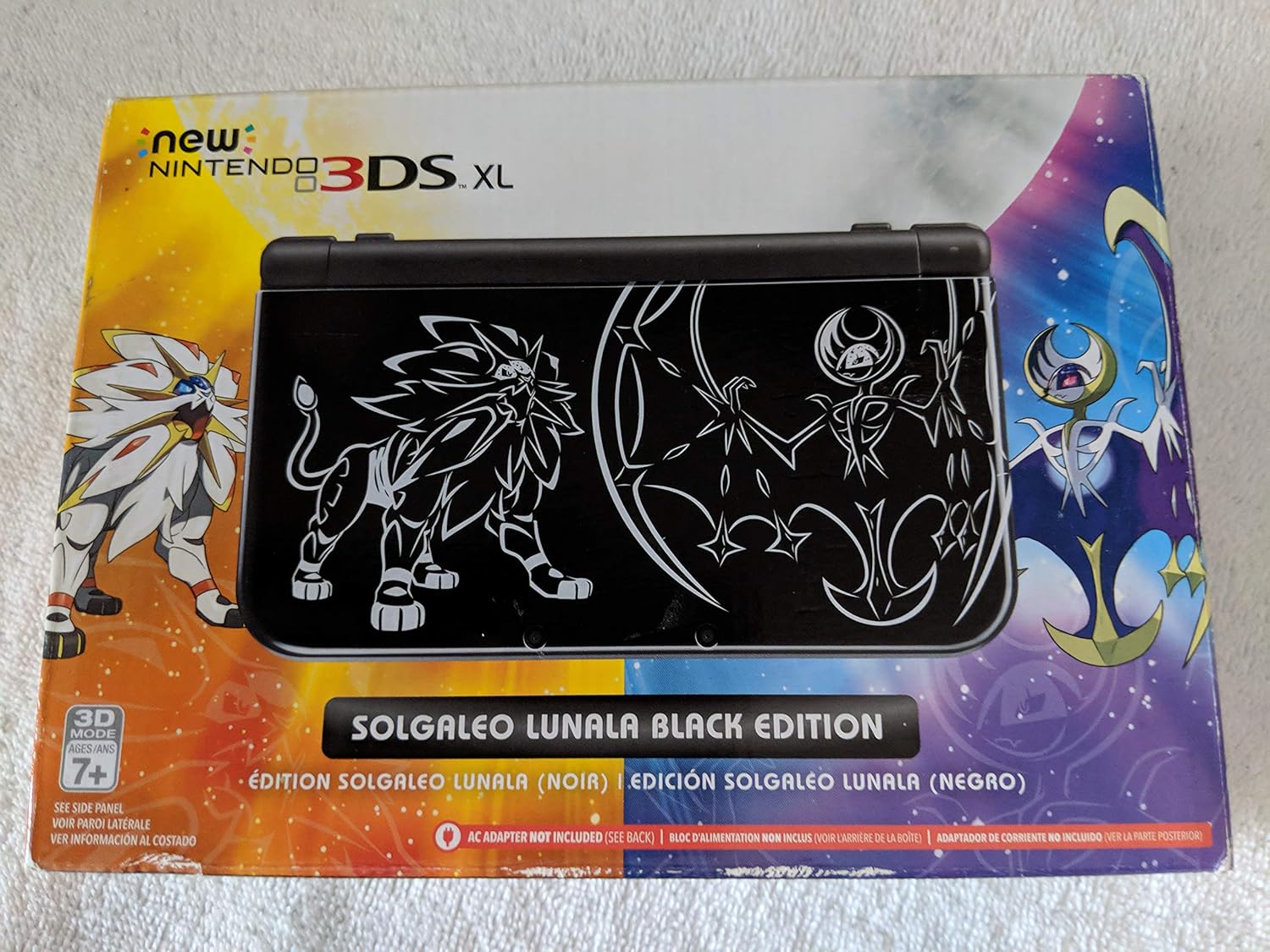 Amazon Nintendo New 3DS XL Solgaleo Lunala Black Edition Imported