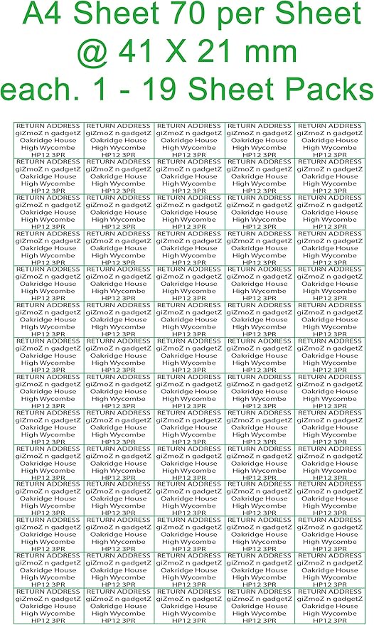 small address stickers