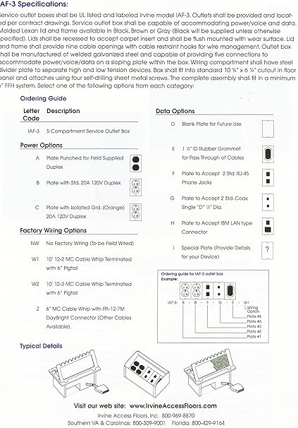 In Floor Electrical Box With Cover Large Amazon Com