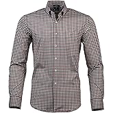 Ben Sherman Slim Fit Long Sleeve Button Down Dress Shirts for Men - Wrinkle Free Long Sleeve Shirt Mens Formal 4-Way Stretch