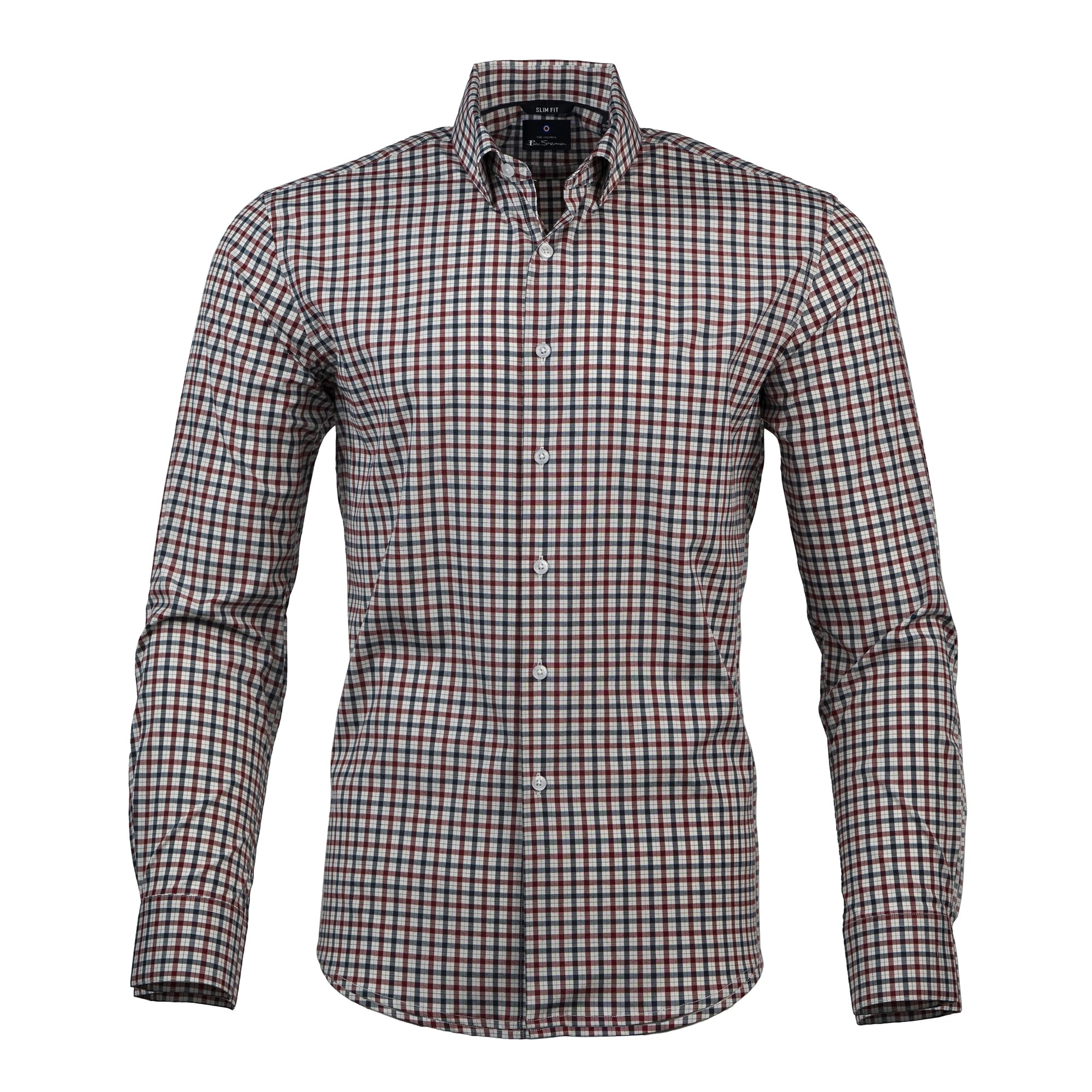 Ben Sherman Slim Fit Long Sleeve Button Down Dress