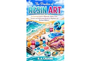 The Practice of Resin Art: An Essential Guide to Materials, Safety, Color, Texture, and Professional Results for Beginners an