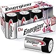 Energizer Max D Batteries, Premium Alkaline D Cell Batteries (8 Battery Count)