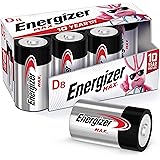 Energizer Max D Batteries, Premium Alkaline D Cell Batteries (8 Battery Count)