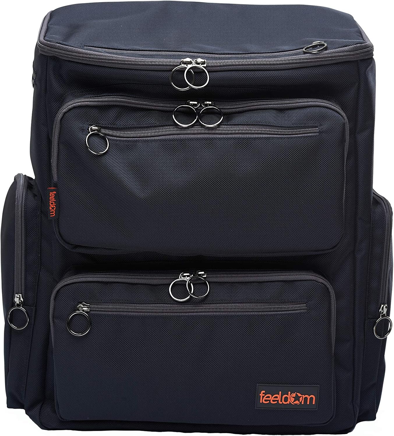 FEELDOM Wheelchair Backpack, Scooter Backpack, Bag - Medium, Navy - Water Resistant, Extra Storage Space, Durable, Premium Quality, Mobility Gear, Modern Chic Design, EZ Access: Health & Personal Care