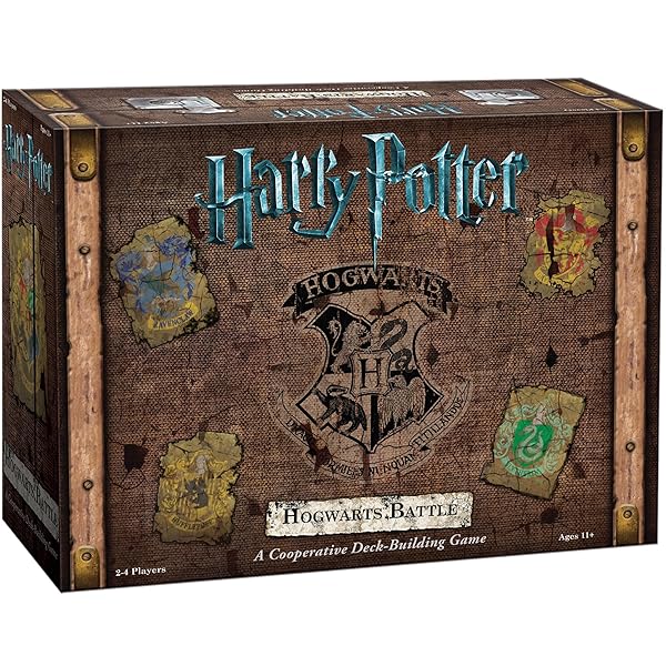 USAOPOLY HARRY POTTER HOGWARTS BATTLE COOPERATIVE DECK BUILDING CARD GAME | OFFICIAL LICENSED MERCHANDISE BOARD GREAT GIFT FOR FANS MOVIE ARTWORK FOR 132 MONTHS TO 1188 MONTHS