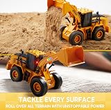 JOYIN Remote Control Front Loader Toy 2.4GHz 600mAh Batteries Lighted Kids Gift view 5