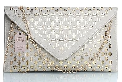 Mammon Womens Clutch with sling (c-file 30x17x2CM)
