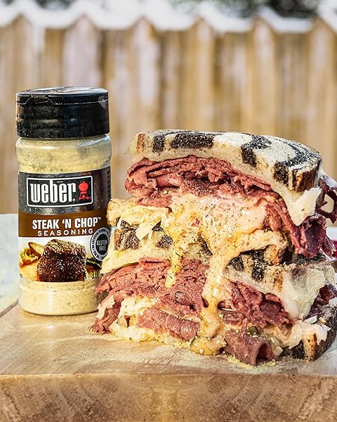 WEBER STEAK ‘N CHOP SEASONING, 6 OZ