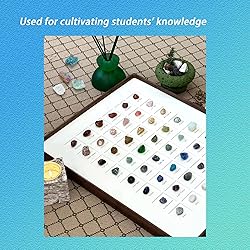 GeLaozee Mohs Hardness Test Kit with 10 Rocks