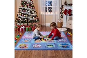 DC Superhero EVA Foam Puzzle Mat - Soft, Non-Toxic Baby Play Mat for Tummy Time, Kids Preschool & Nursery - 16 Tiles, 12x12”, 24 Borders - Playroom Activity Gym Playmat Boy & Girl Toddlers - KC Cubs