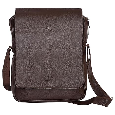 faux leather unisex sling bag