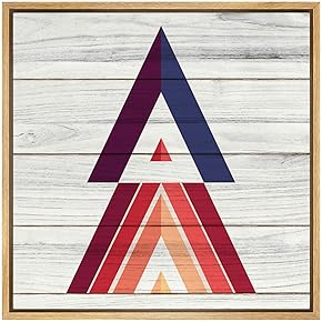 SIGNWIN Framed Canvas Wall Art Blue, Purple, Orange...