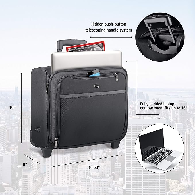 solo dakota rolling case