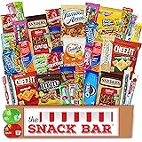 The Snack Bar - Snack Care Package (40 count) - Variety Assortment with American Candy, Fruit Snacks, Gift Snack Box for Lunc