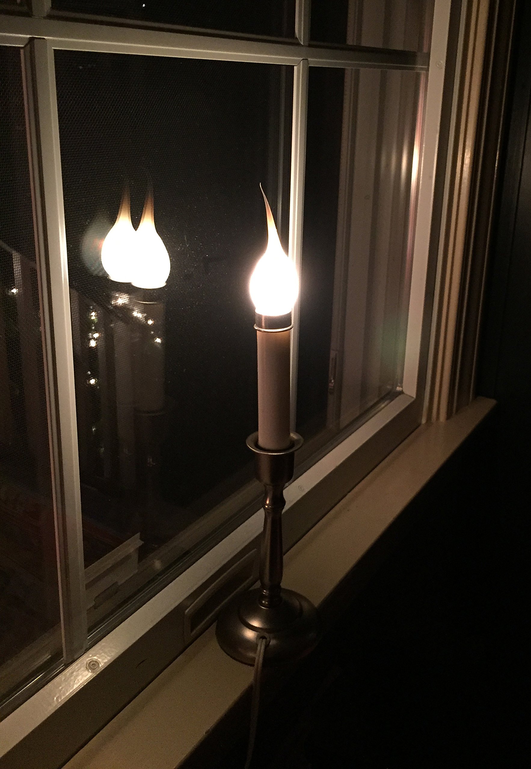 Creative Hobbies Silicone Dipped, Country Style, Electric Candle Lamp