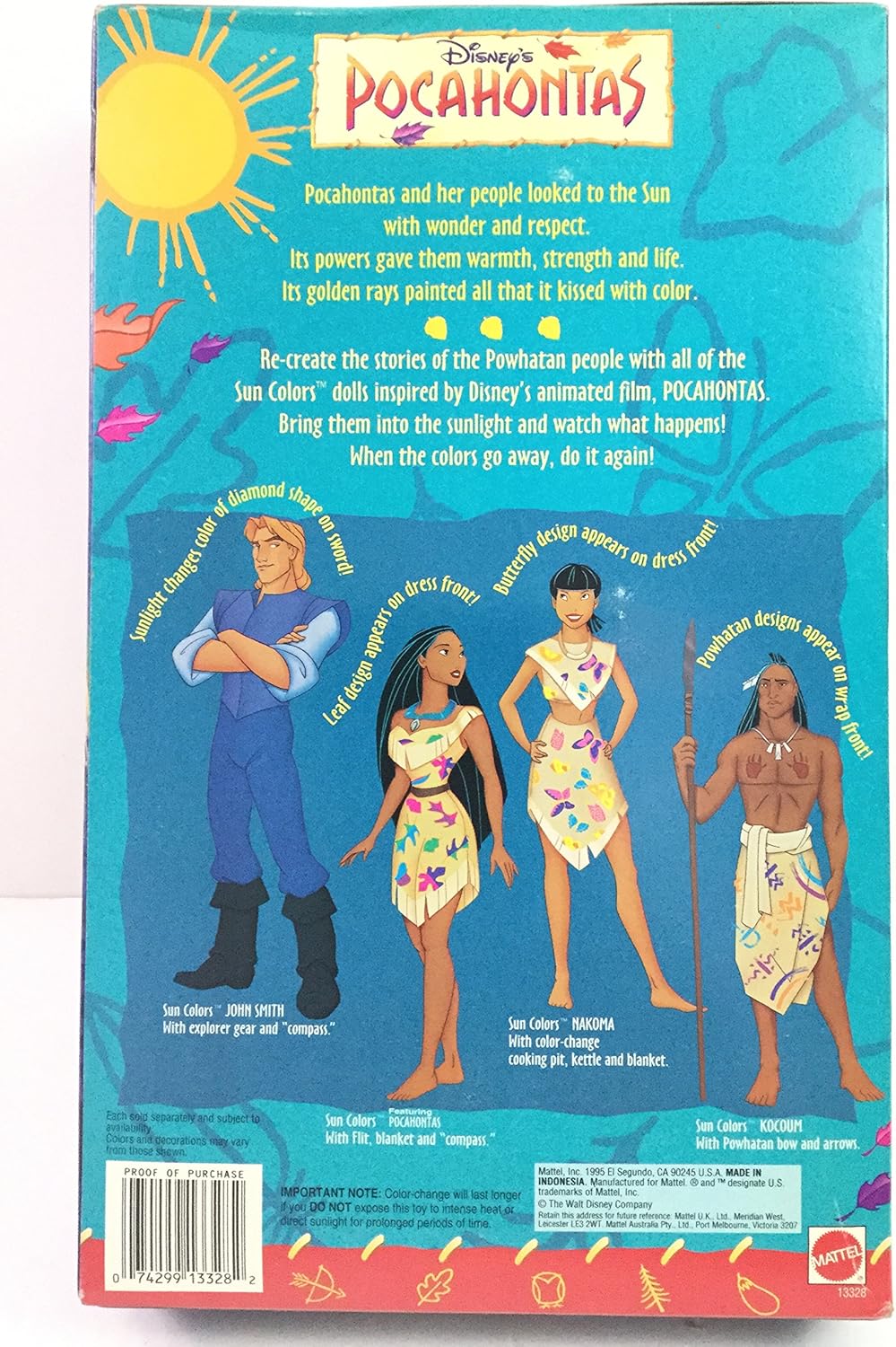 sun colors pocahontas