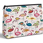 KAIOUS Flamingo Gifts for Women — Flamingo Makeup Bag Cosmetic Bag Makeup Zipper Pouch