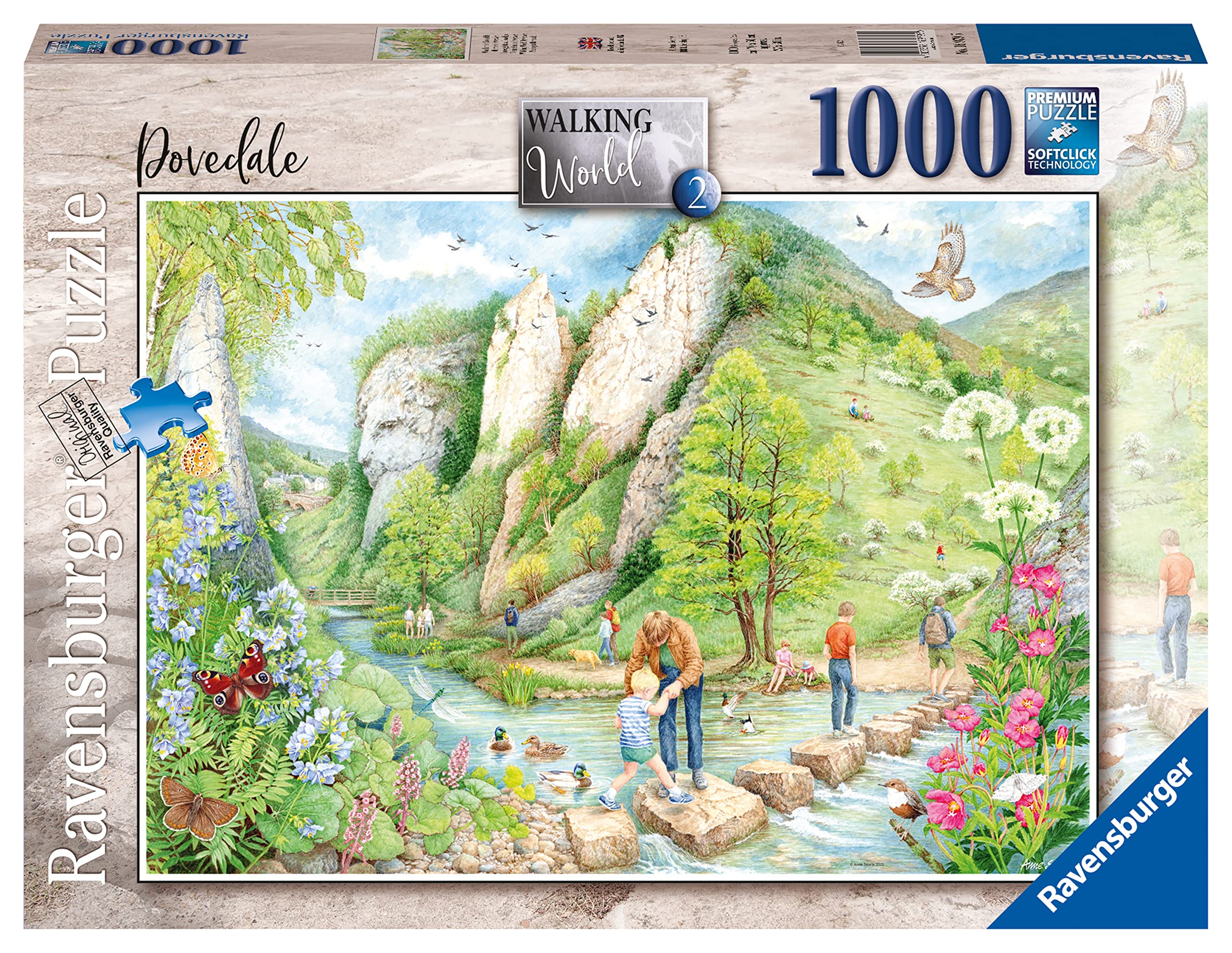 Ravensburger Dovedale, Walking World No. 2 1000 Piece Jigsaw Puzzle for Adults & Kids Age 12 Years Up