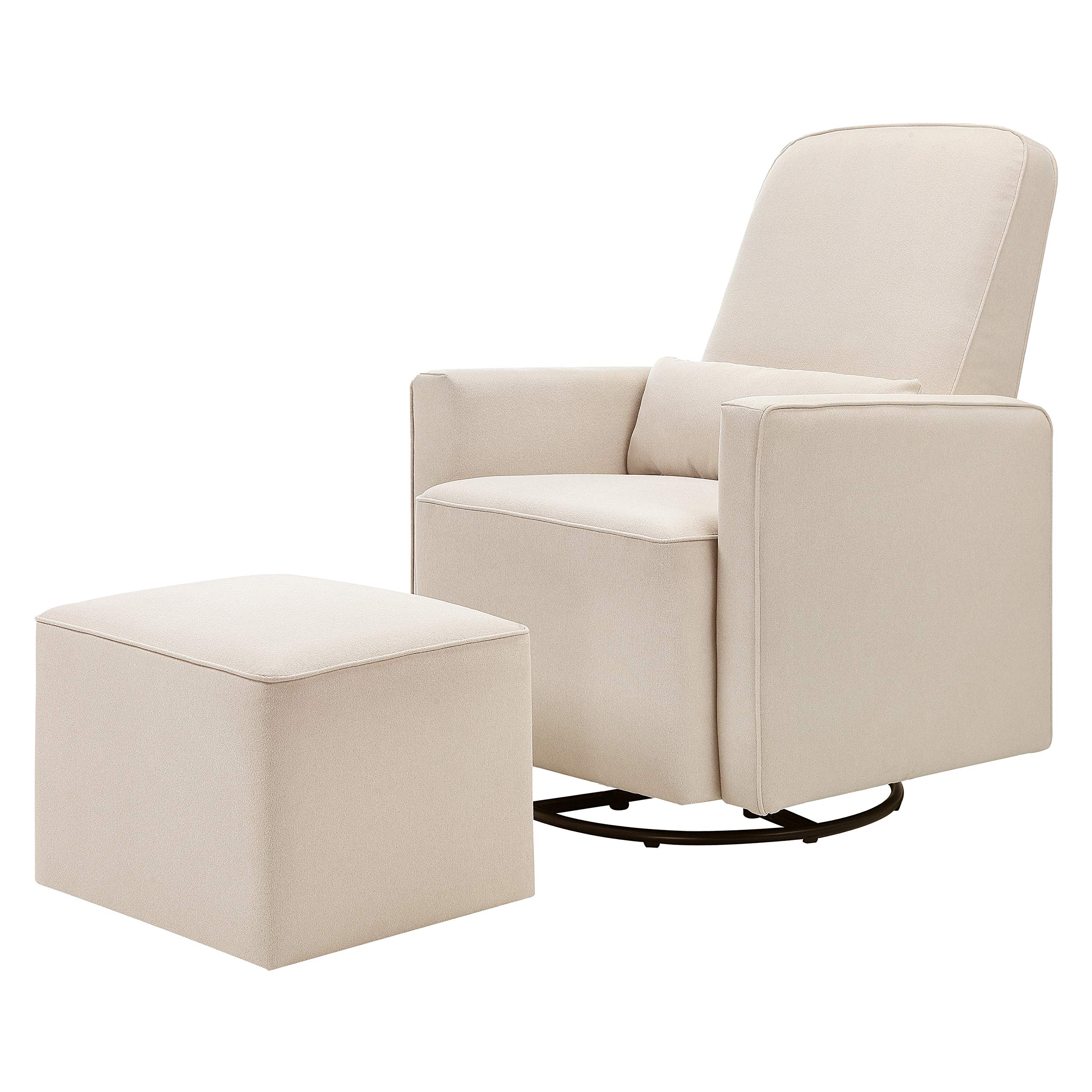 DaVinci Olive Upholstered Swivel Glider with Bonus