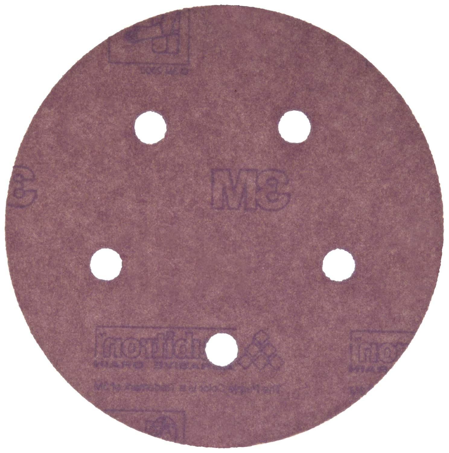 3M Hookit Paper Disc 735U, P180 C-weight, 5 in x NH, D/F 5HL, Die 500FH