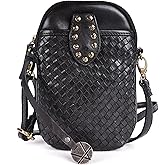 VILENCA HOLLAND Genuine Leather Small Leather Crossbody Bags For Women Cell Phone Purse With Adjustable & Detachable Strap